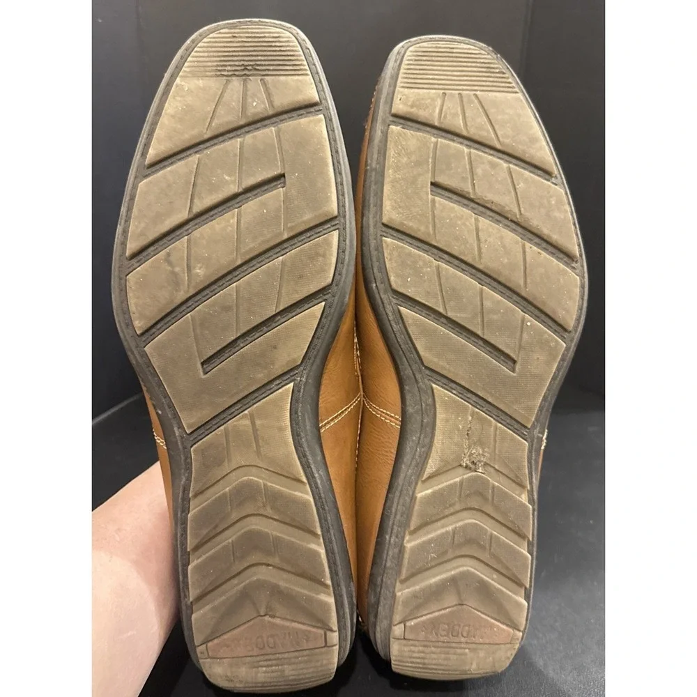Madden Mens‎ 10.5 M Brown Leather Driving Loafers Preppy Going Out Office Career